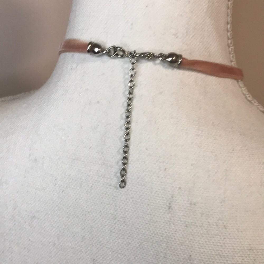 Sparkly Heart Rhinestone Necklace - Picture 2 of 3